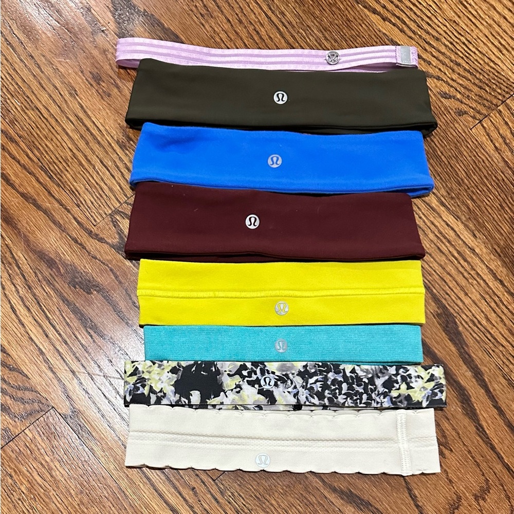 8 Lululemon Assorted Headbands